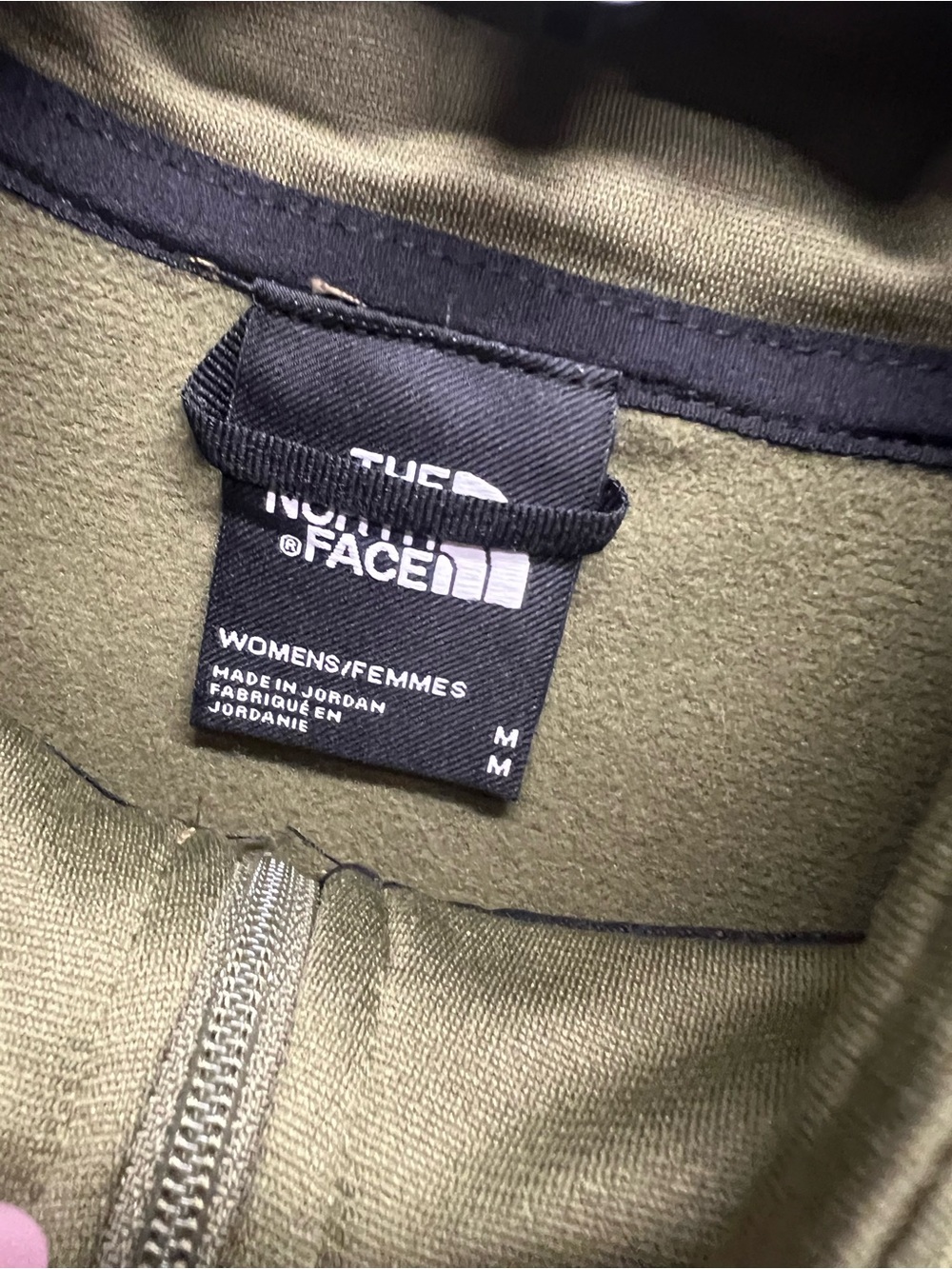 The North Face 1/2 Zip Tech Glacier Fleece Jacket Size M - Picture 3 of 5